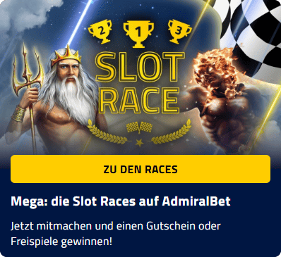 Mega: Lass die Walzen rollen bei den Slot Races Mega: Lass die Walzen rollen bei den Slot Races